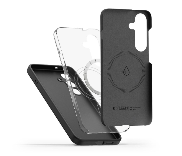 Tech-Protect Liquid Silicone Magsafe do Galaxy S25 Edge Black - 1343745 - zdjęcie 2